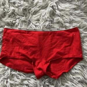PINK Victoria's Secret Red Panties